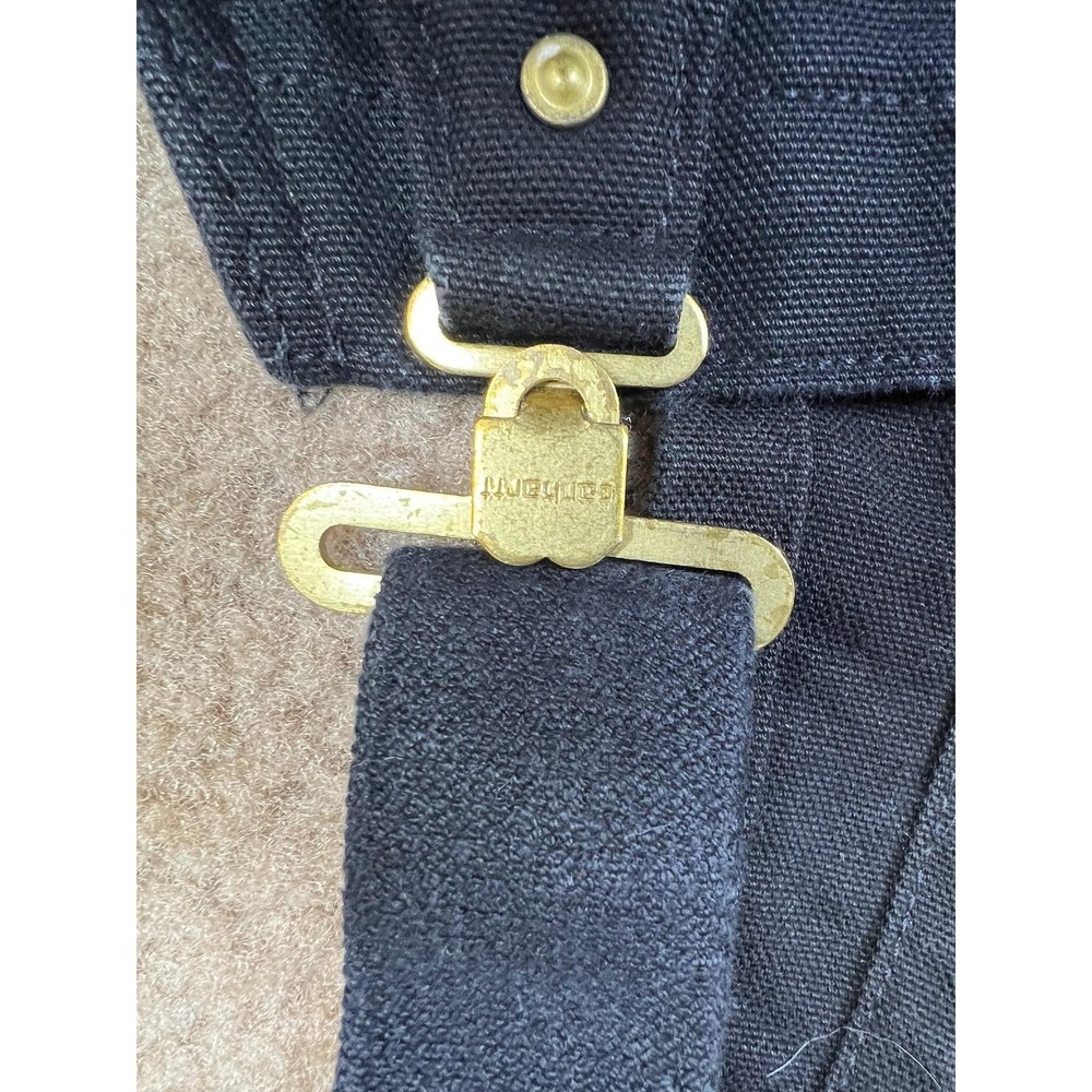 Carhartt Overalls Mens 34x36 Black Relaxed Fit Duck Canvas Bib Utility Workwear - Picture 6 of 16